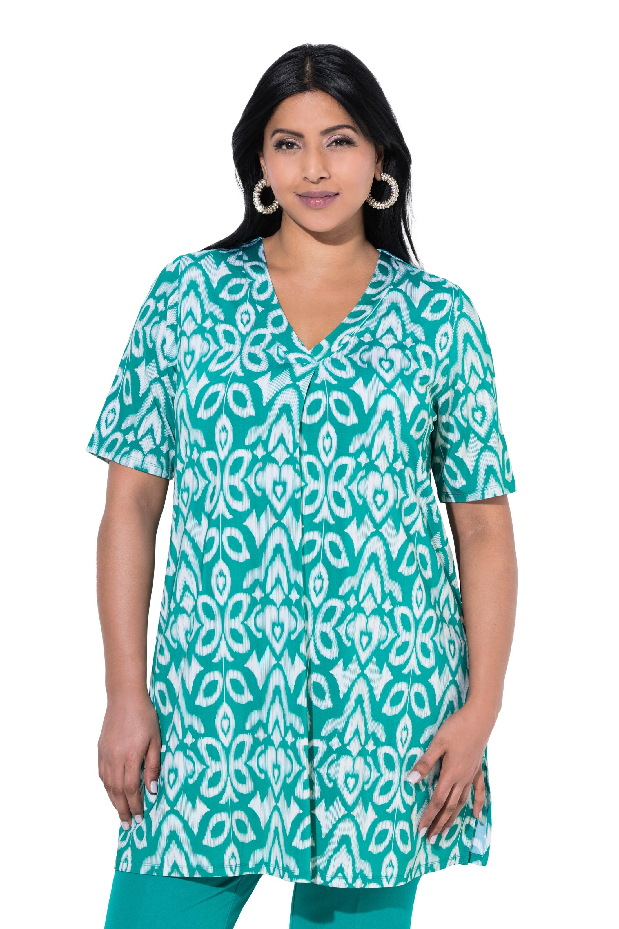 Ulla Popken Shirt in Green: front