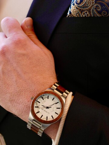 Orologio analogico 'Madira' di La Moda Me in marrone: frontale
