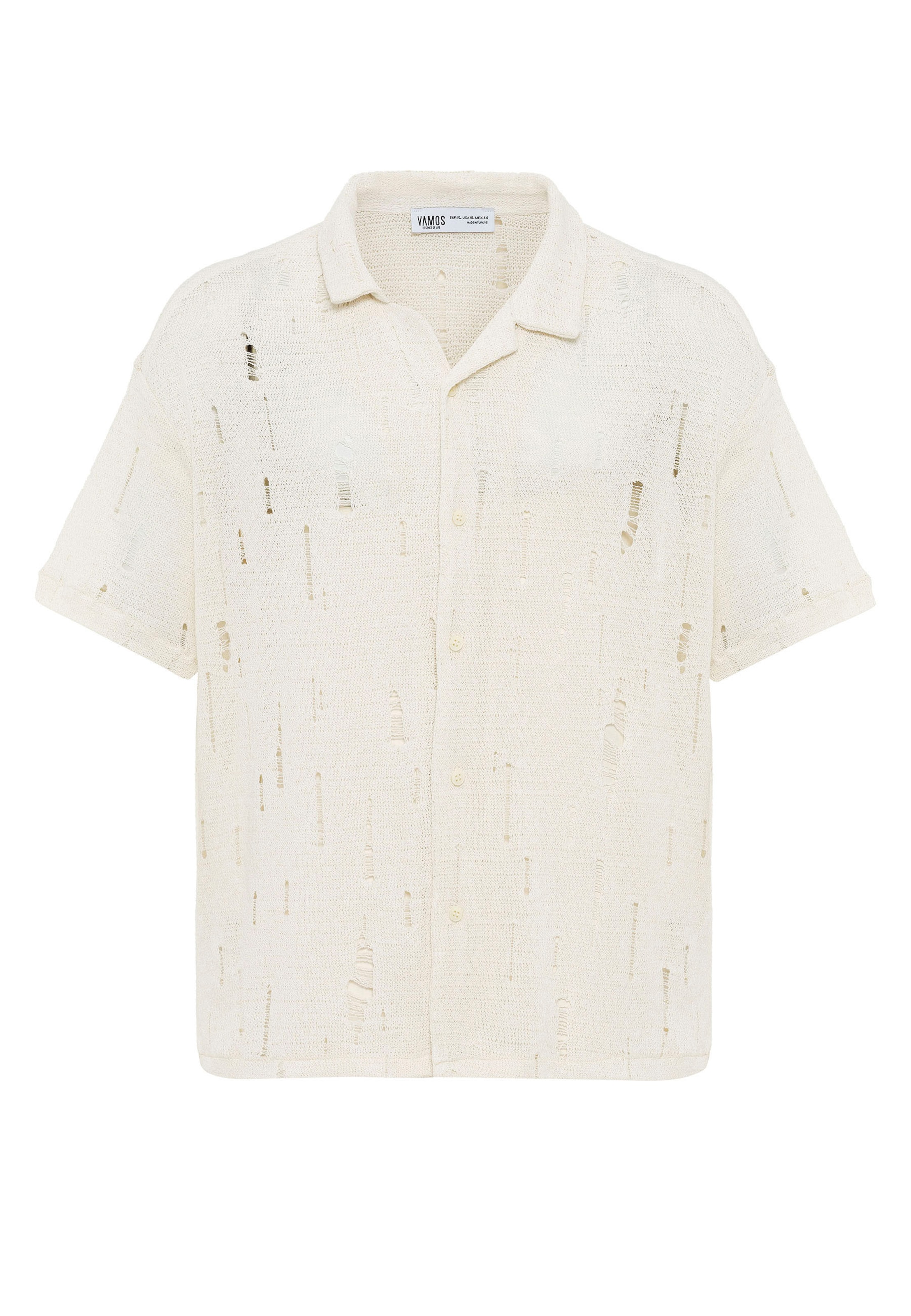 VAMOS CLO Košeľa - Béžová: predná strana