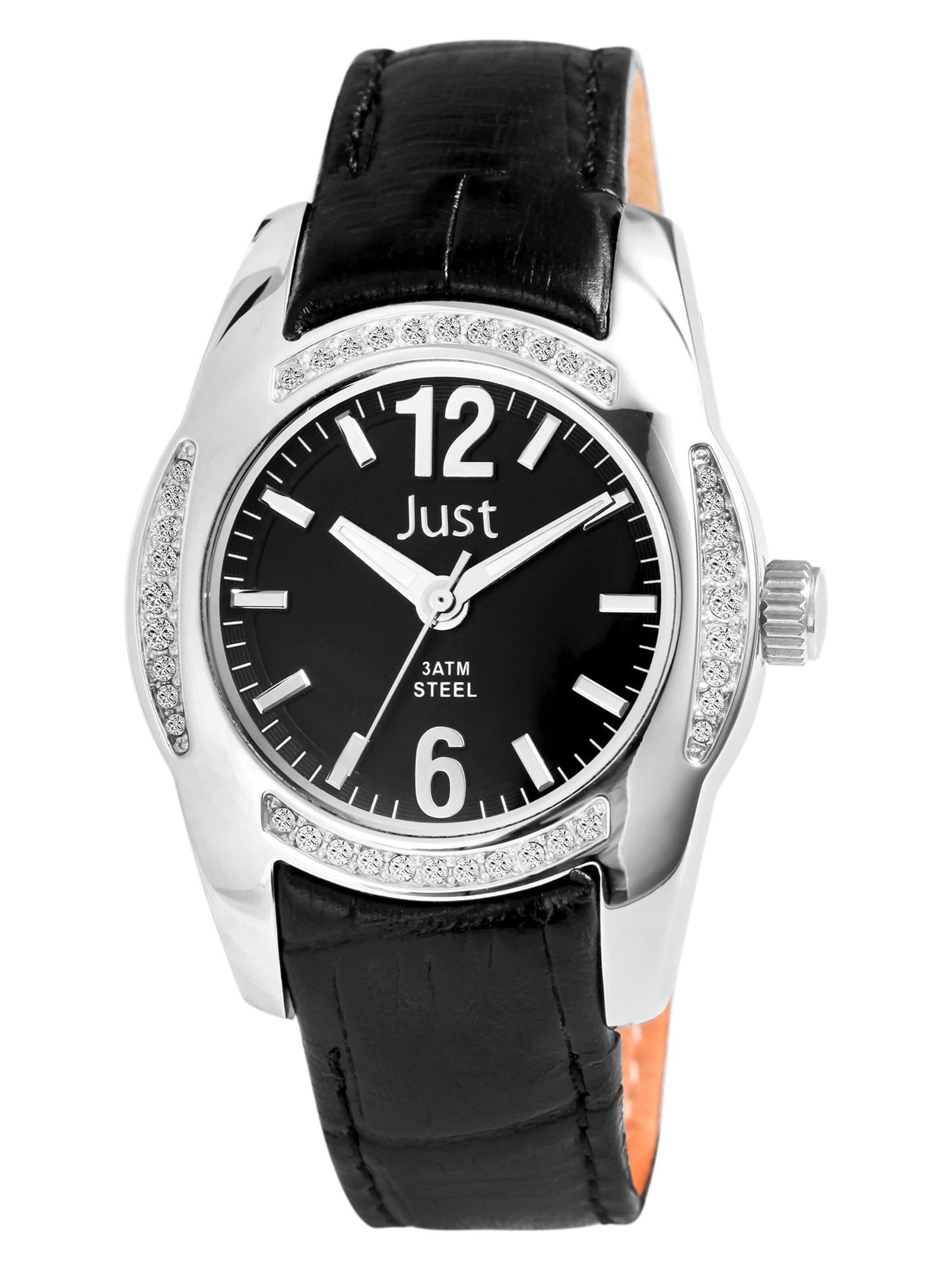 JUST Analog Watch 'Gill, 3 ATM' in Black