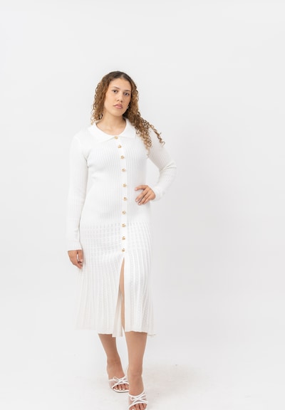 Elara Knit dress in L in White, Item view