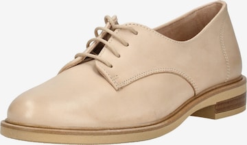 Chaussure à lacets Paul Green en beige : devant