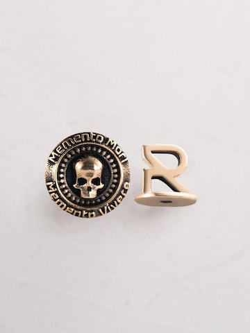 REYTEL Ohrring 'MEMENTO MORI. VIVERE MEMENTO'‌‌‌‌ in Gelb