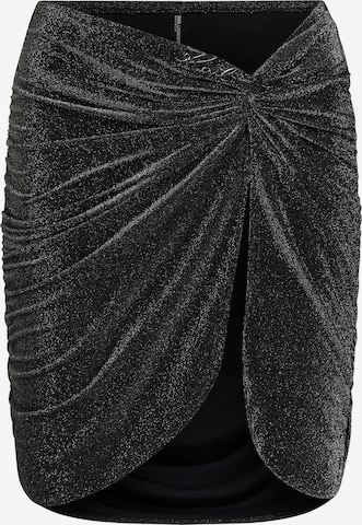 Karl LagerfeldRučnik za plažu - crna boja: prednji dio