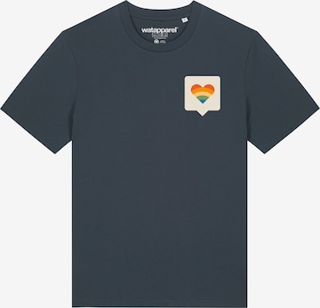 T-Shirt ' Von Herzen ' Watapparel en gris : devant