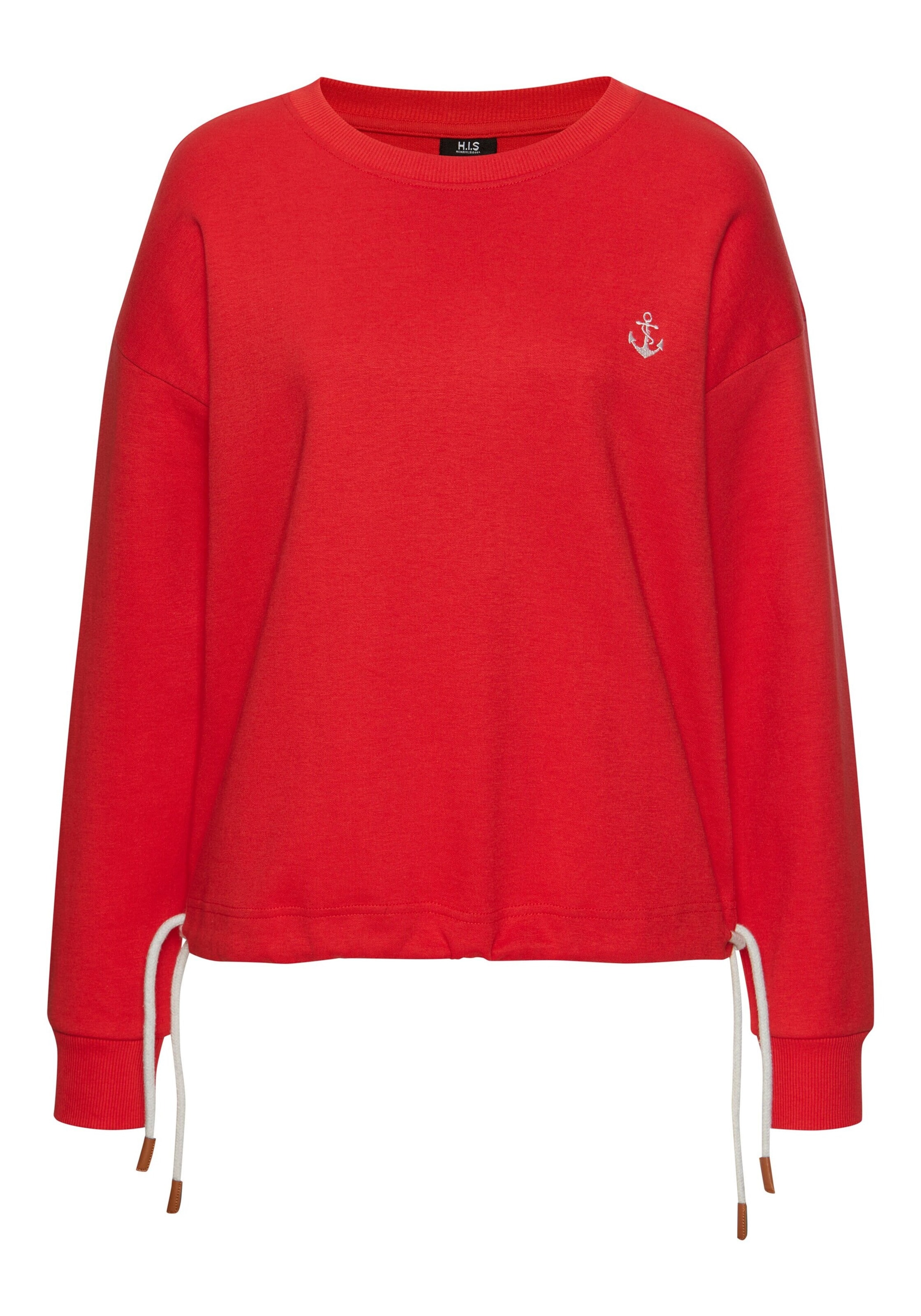 H.I.S Sweatshirt in Rot: Vorderseite