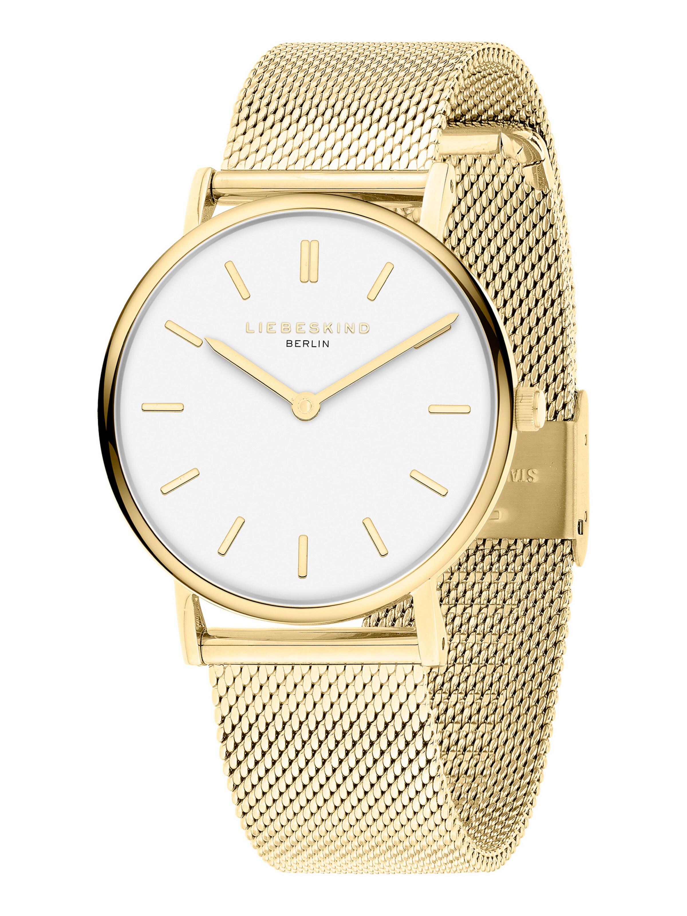Montre à affichage analogique Liebeskind Berlin en or