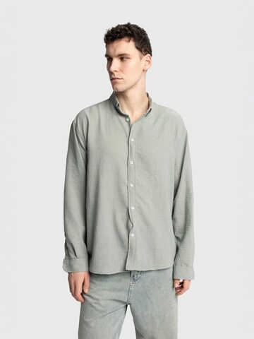 Chemise Giesto en vert : devant