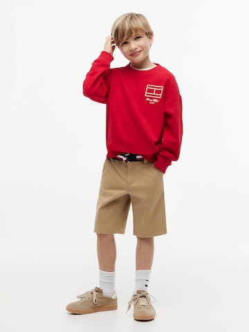 TOMMY HILFIGER Sweatshirt in Red