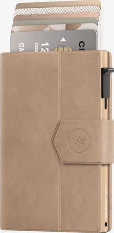 Prowallet Wallet 'Pasjeshouder Plus' in Beige: front
