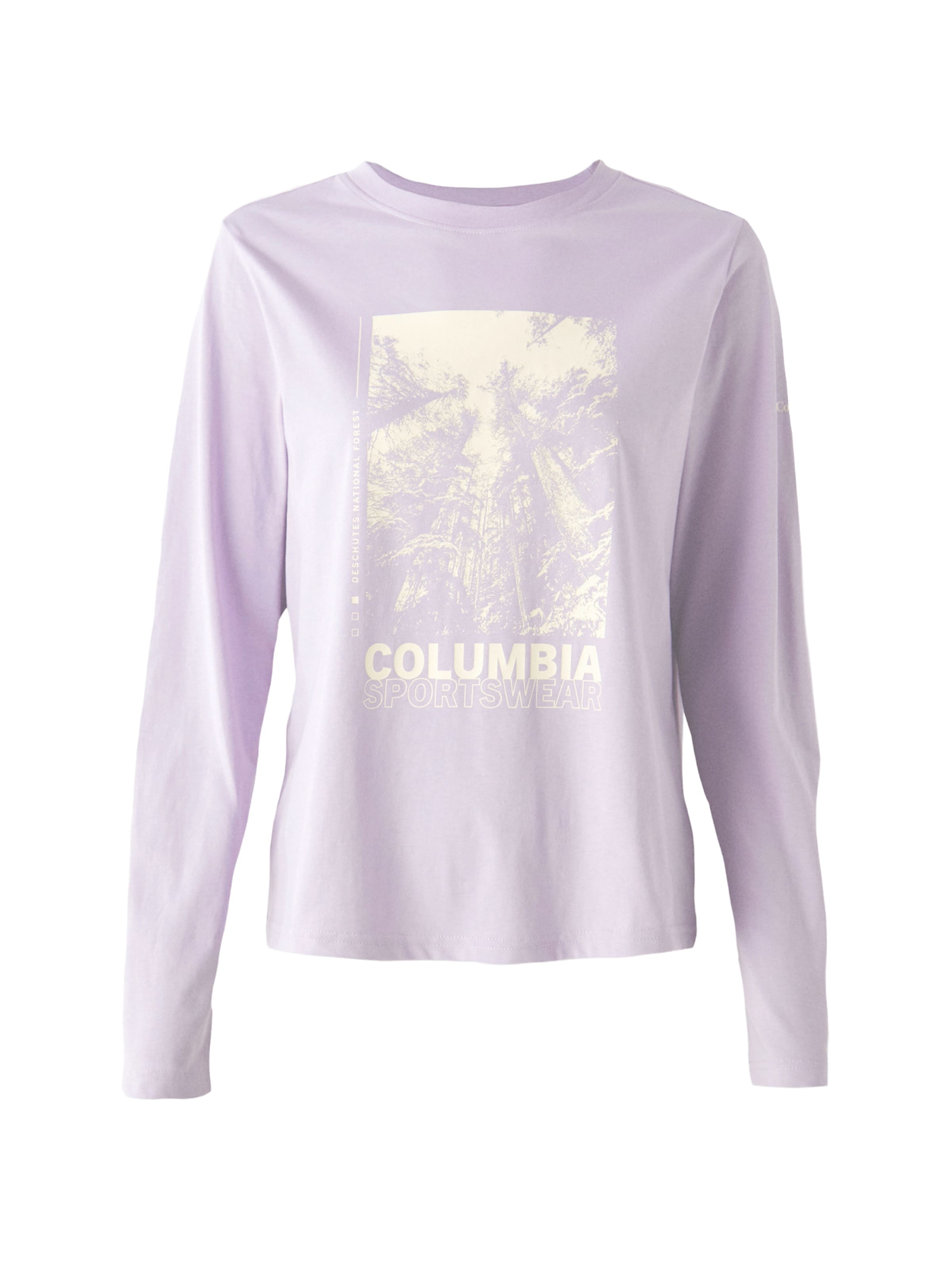 COLUMBIA Funktsionaalne särk 'Rolling Bend™' pastell-lilla / valge, Tootevaade