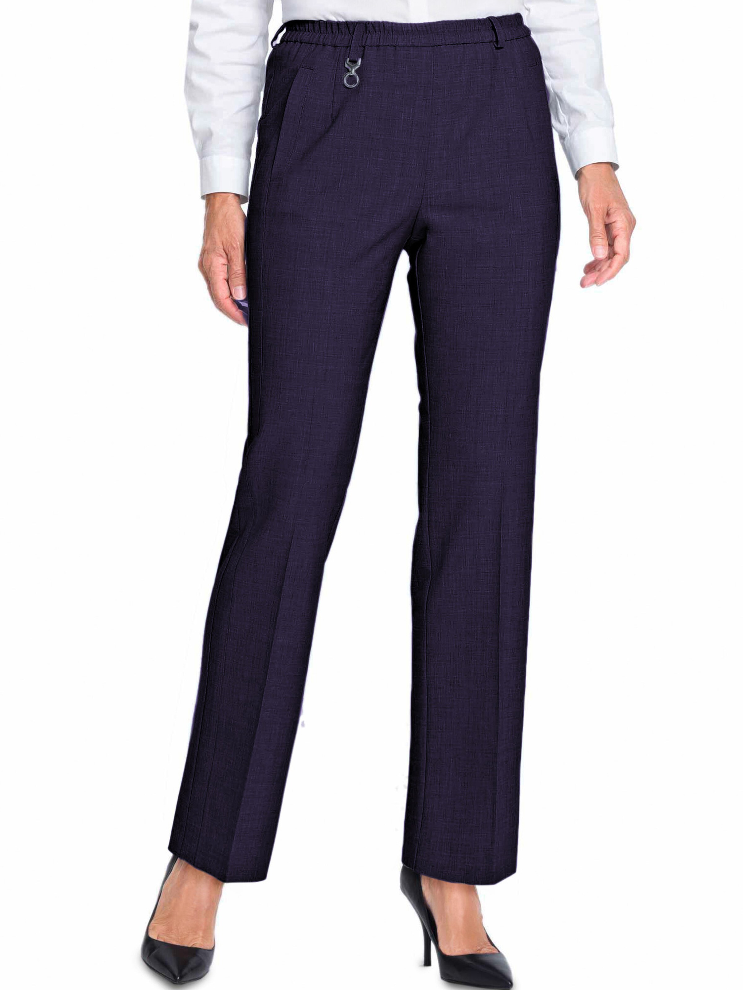 Regular Pantalon 'LOUISA' Goldner en bleu : devant