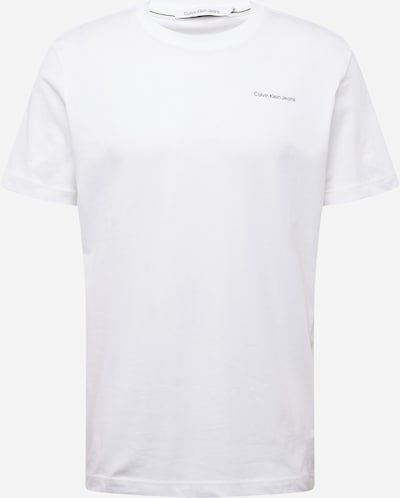 Marškinėliai iš Calvin Klein Jeans, spalva – pilka / juoda / balta, Prekių apžvalga