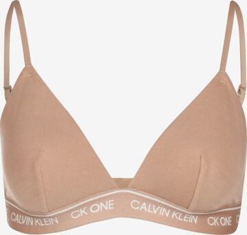 Calvin Klein Underwear Triangel BH in Roze: voorkant