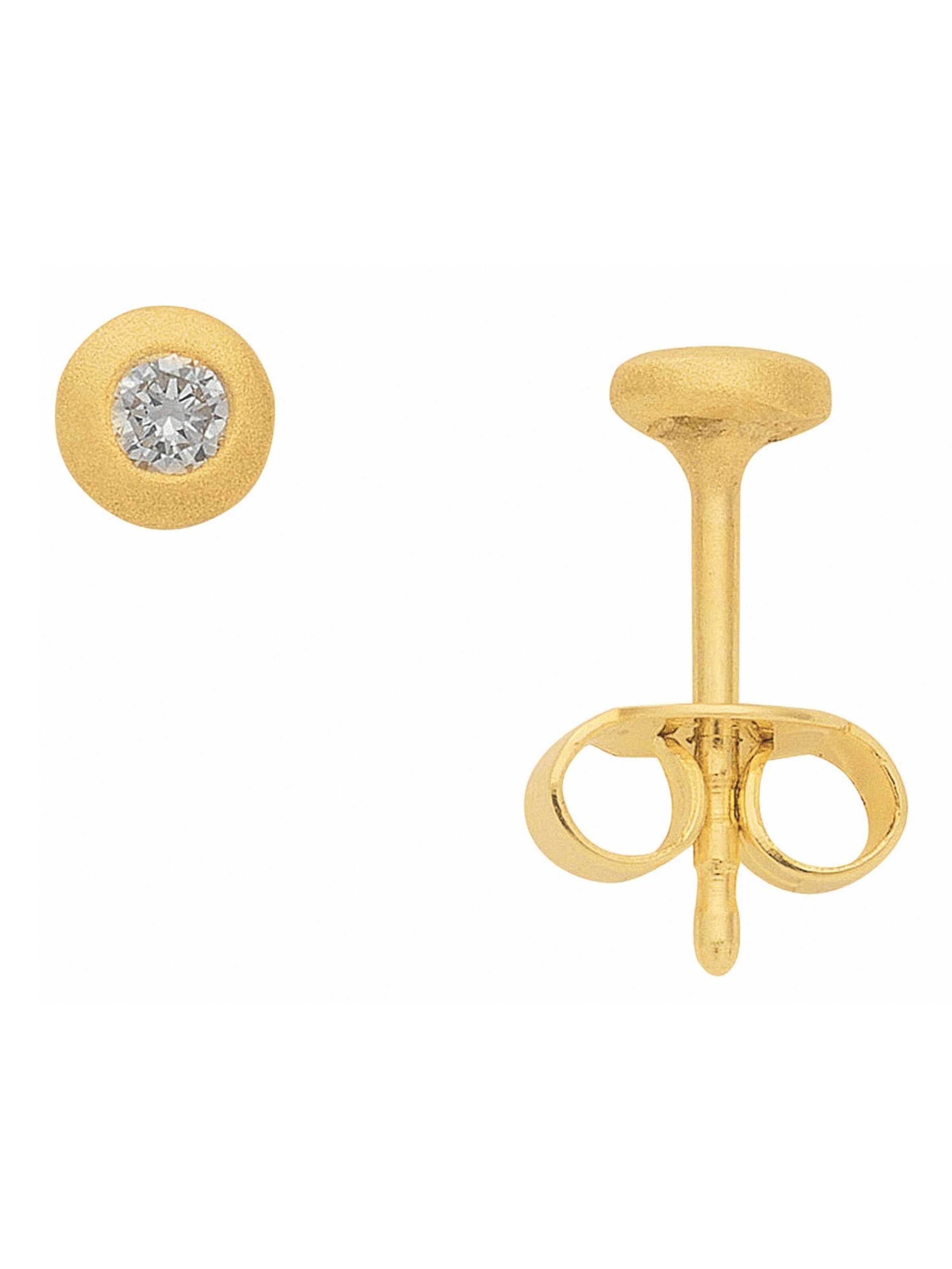 Adelia´s Ohrringe in Gold: Vorderseite