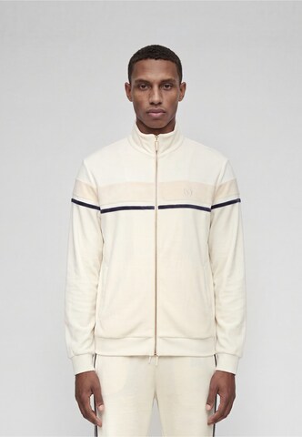 Giacca di felpa 'Damarindo 025' di Sergio Tacchini in bianco: frontale