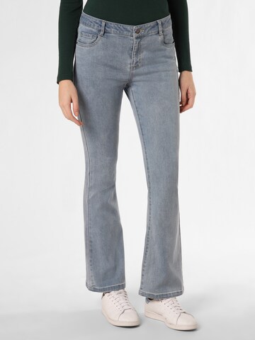 Marie Lund Bootcut Jeans in Blauw: voorkant