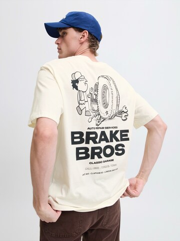 JACK & JONES Футболка 'JORBRAKE' в Белый: спереди