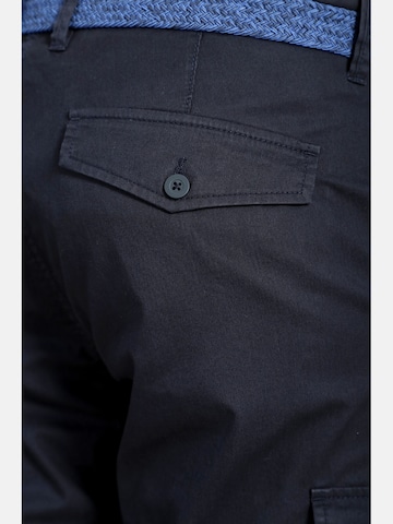 Charles Colby Loose fit Cargo Pants ' Baron Knox ' in Blue