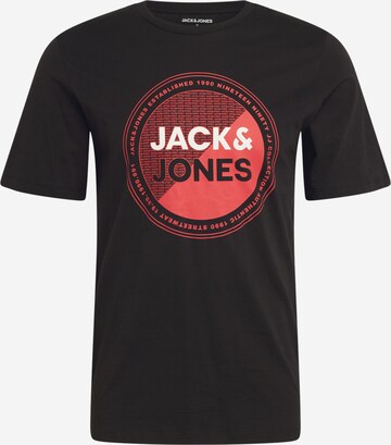 JACK & JONES Μπλουζάκι 'LOYD' σε μαύρο: μπροστά