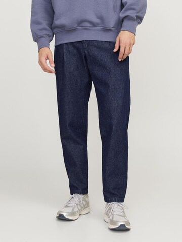 Regular Jean à pince JACK & JONES en bleu : devant