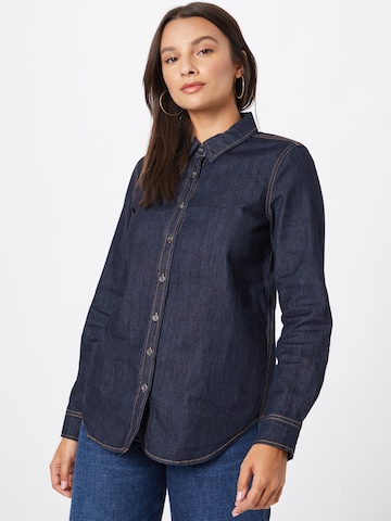 OVS Blouse 'PIOMBO' in Blue: front