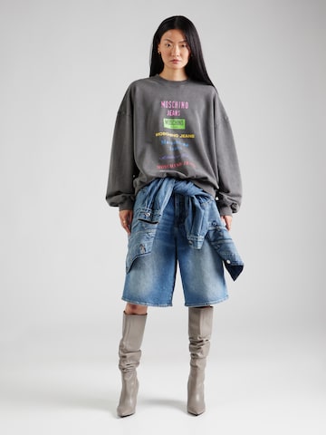 Moschino Jeans Mikina - Sivá