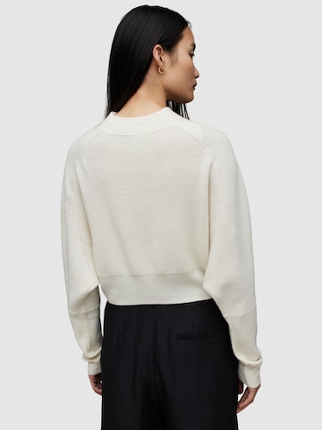 AllSaints Пуловер 'RIDLEY' в бяло