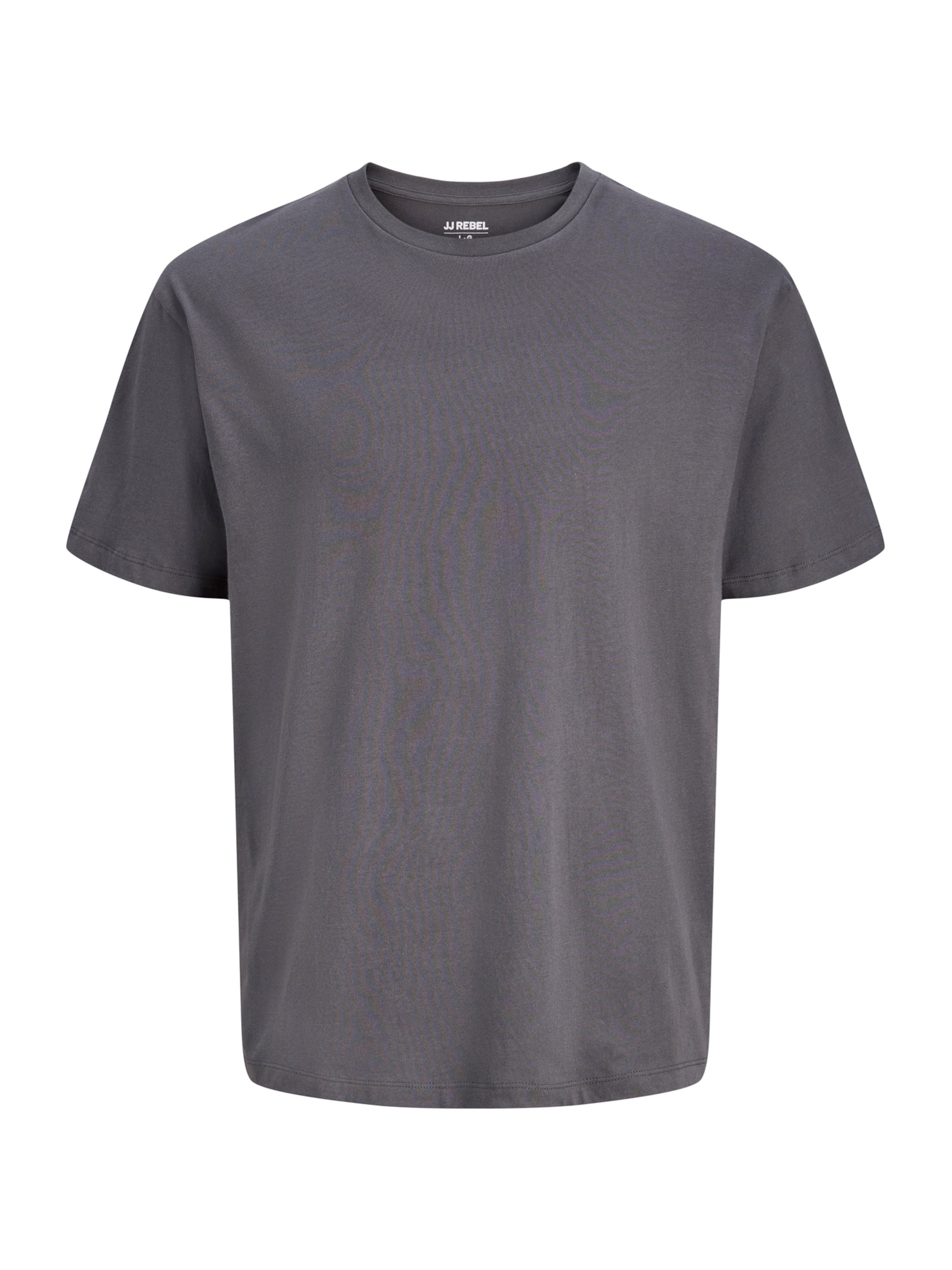 T-Shirt 'JREBCREST' JJ Rebel en gris : devant