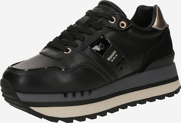 Blauer.USANiske tenisice - crna boja: prednji dio