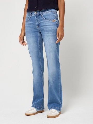 Gang Tapered Jeans '94AMELIE FLARED ' in Blau: Vorderseite