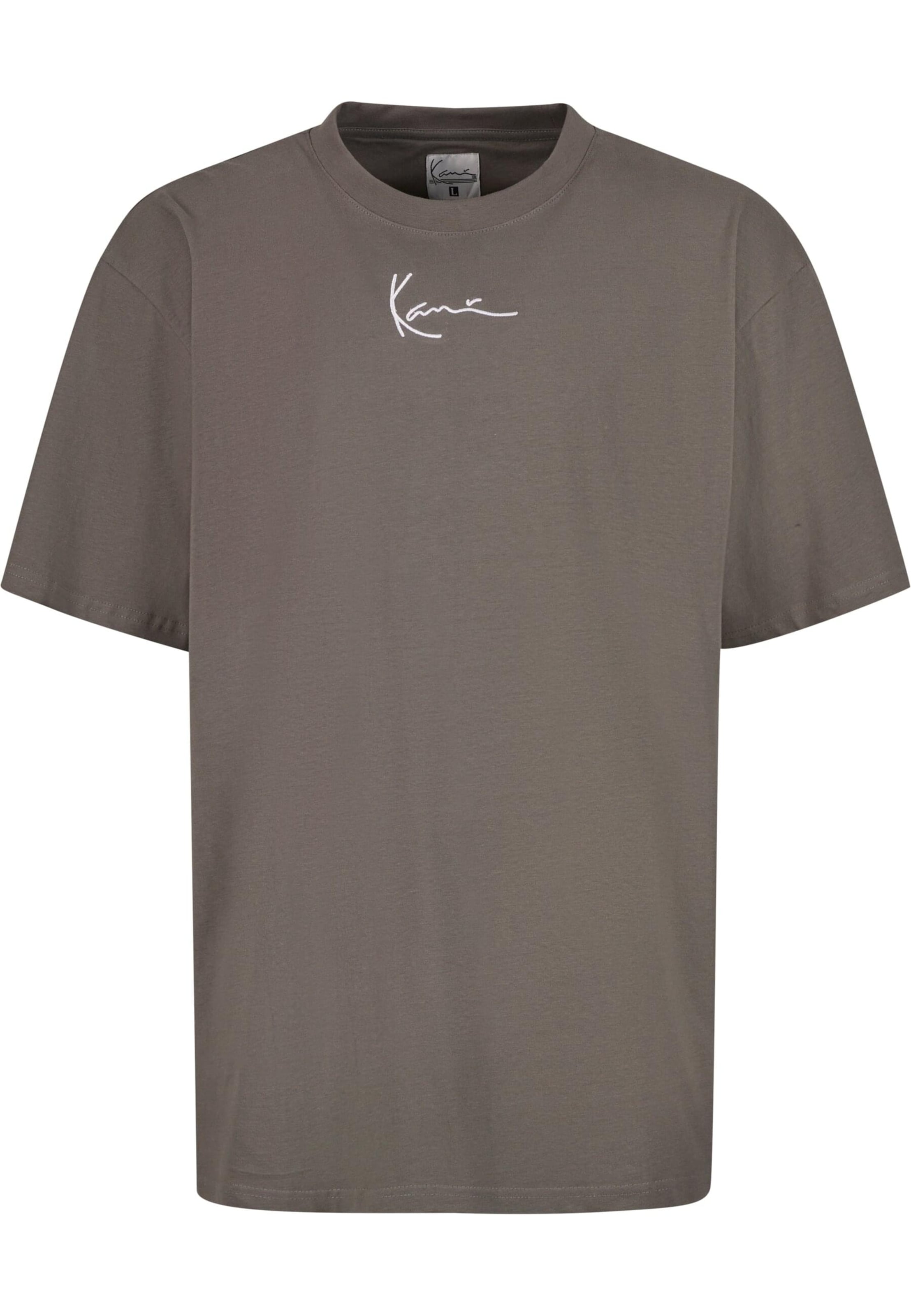 Maglietta 'Essential' di Karl Kani in grigio: frontale