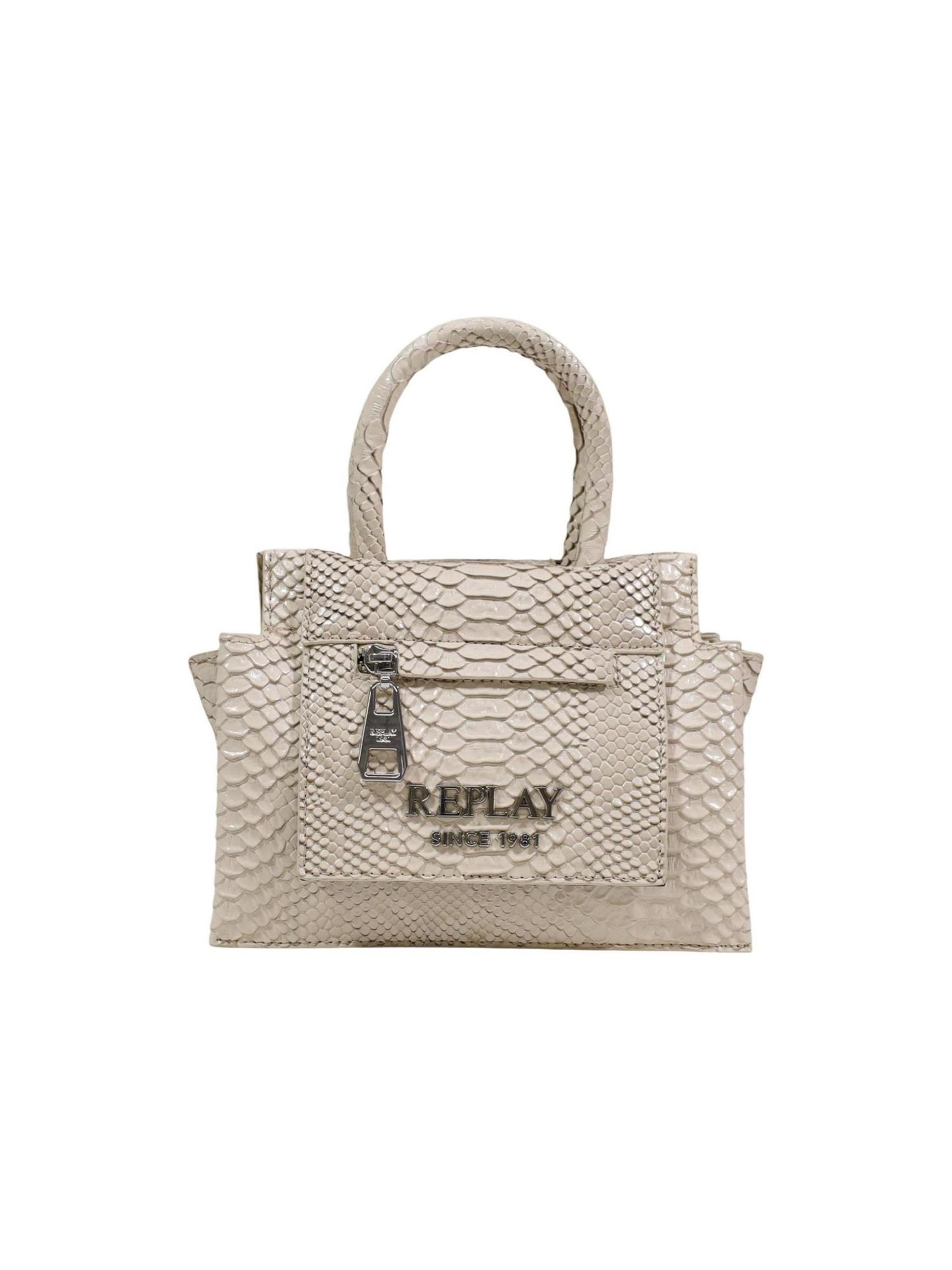 REPLAY Skuldertaske 'FW3848.000.A0603A' i grå: forside