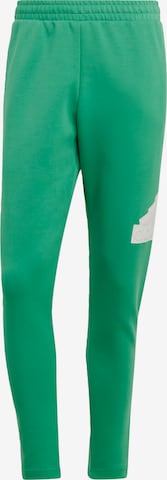 ADIDAS SPORTSWEAR Workout Pants 'Future Icons Badge Of Sport' in Green: front