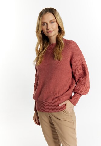 Pull-over Usha en rose : devant