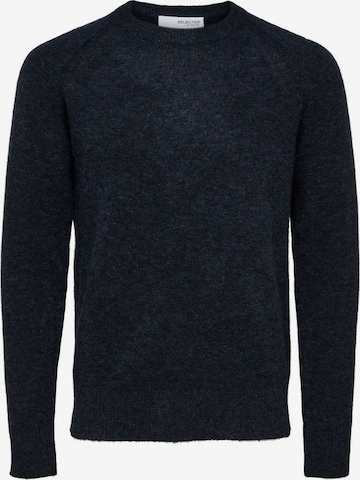 SELECTED HOMME Sweater 'Rai' in Blue: front