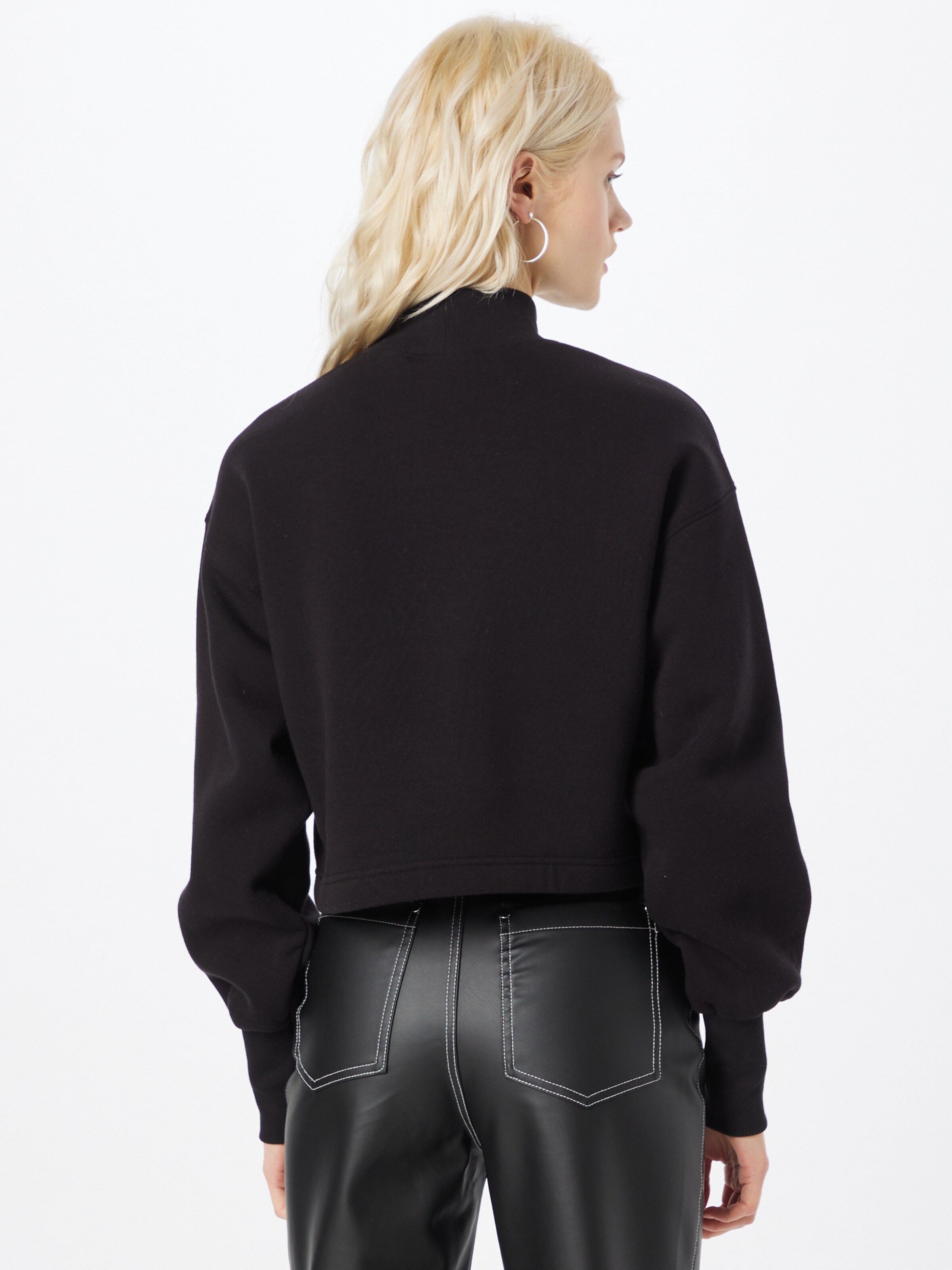 Frauen Sweat Gina Tricot Sweatshirt 'Sabina' in Schwarz - MX97285 Frauen Sweat Gina Tricot Sweatshirt 'Sabina' in Schwarz - MX97285