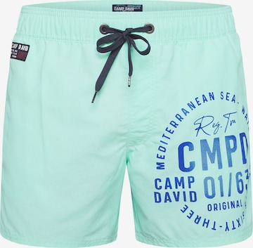 CAMP DAVID Badeshorts in Grün: Vorderseite
