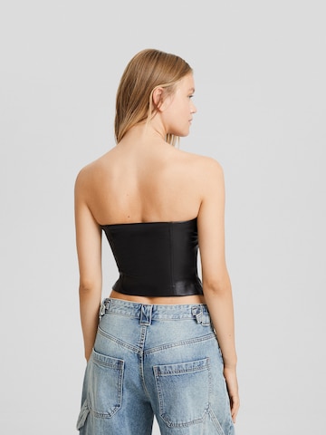 Bershka Top - Čierna