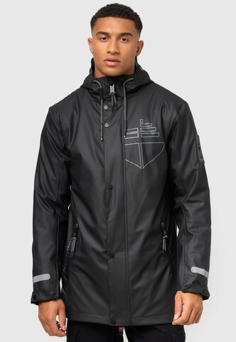 STONE HARBOUR Weatherproof jacket 'Tamio' in Black: front