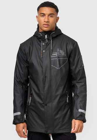 STONE HARBOUR Weatherproof jacket 'Tamio' in Black: front