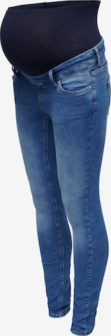 Skinny Jean 'Blush' Only Maternity en bleu : devant