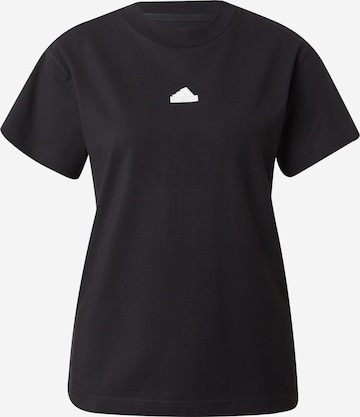 ADIDAS SPORTSWEAR - Camisa funcionais em preto: frente