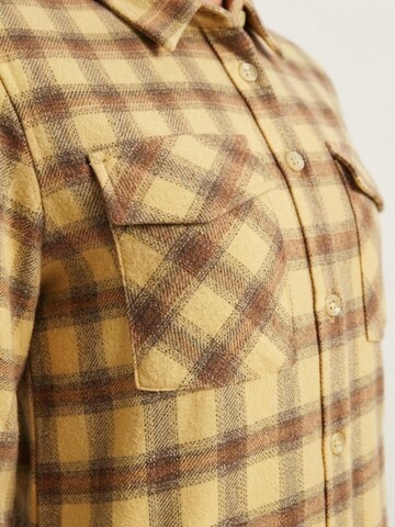 Chemisier 'Women's flannel shirt with 4 Pockets' Radwa en jaune