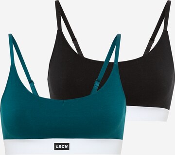 LSCN by LASCANA Bralette Bra in Blue: front