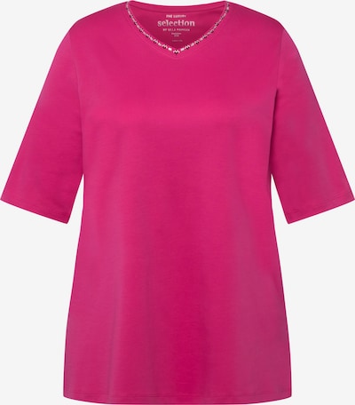 Ulla Popken T-shirt en rose / fuchsia, Vue avec produit