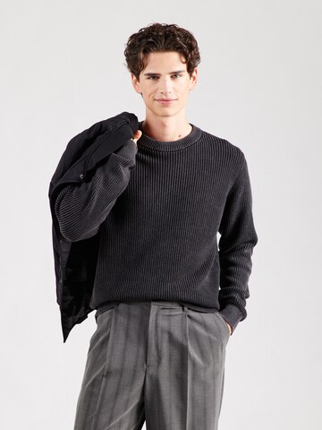 juoda JACK & JONES Megztinis 'JJTANAKA': priekis