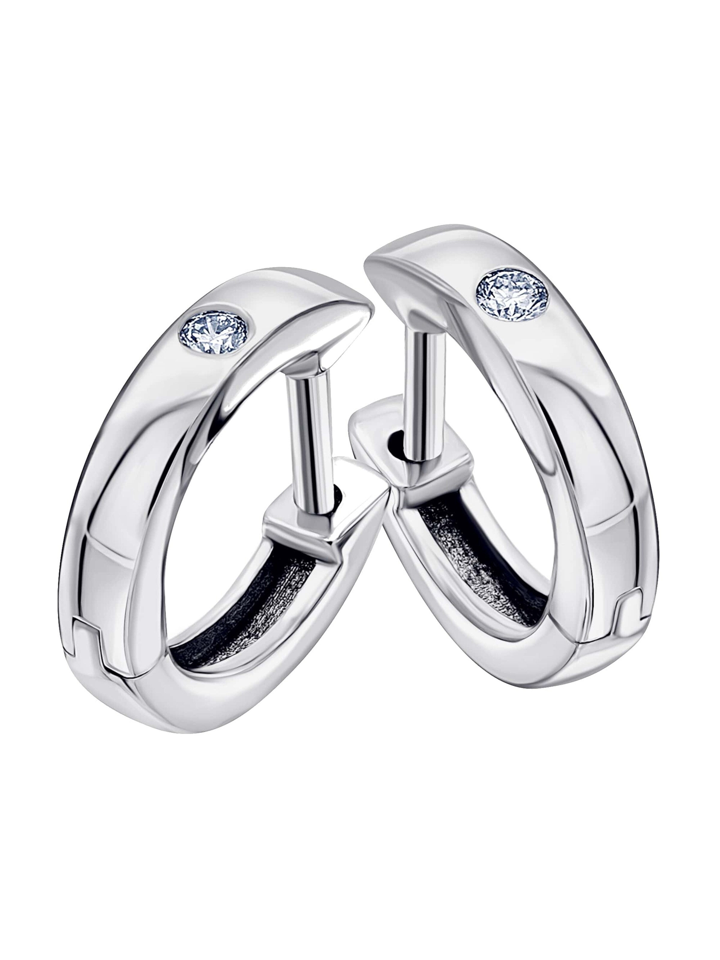 ONE ELEMENT Ohrringe in Silber: Vorderseite