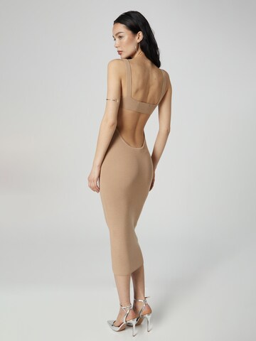 ABOUT YOU x Chiara Biasi Kleid 'Rea' in Beige