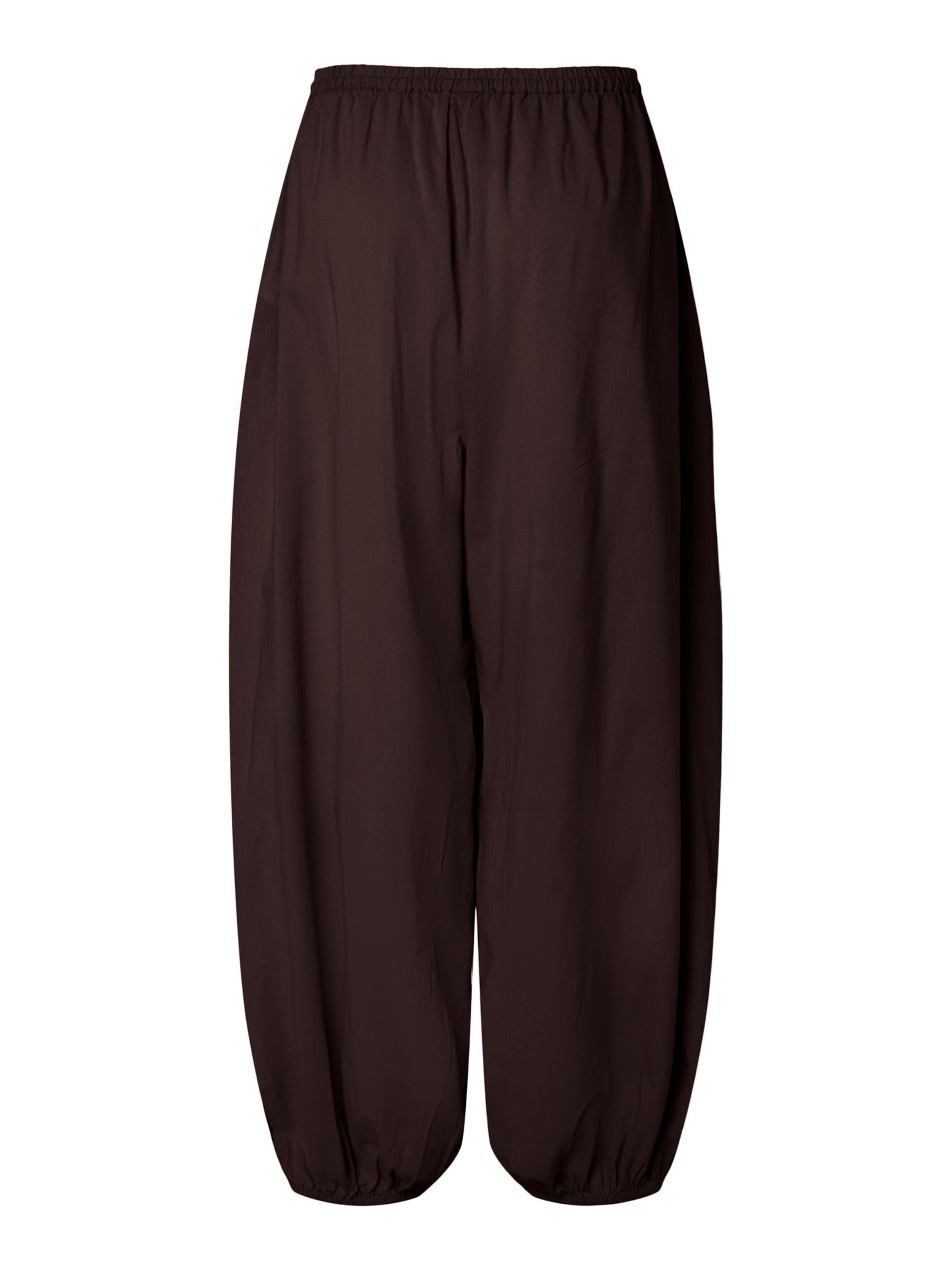 Barrel Pantalon 'PCSmilla' PIECES en marron